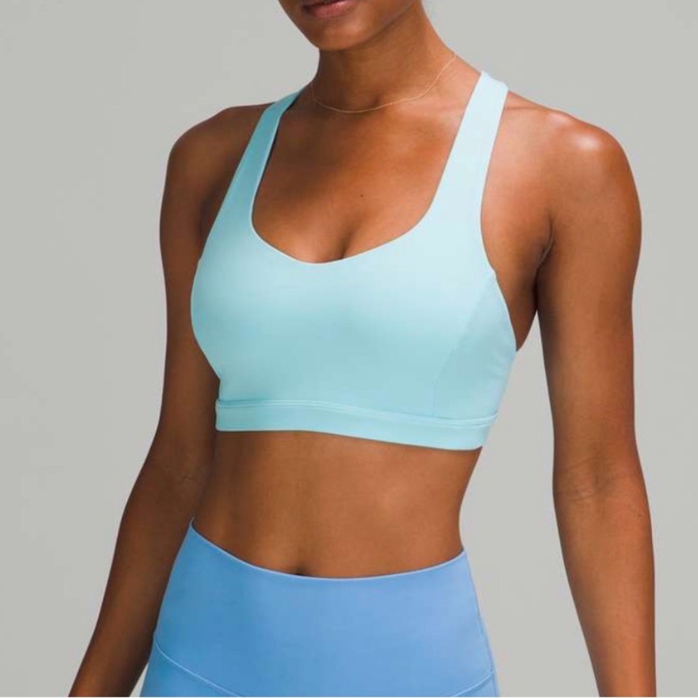 Lululemon Free To Be Serene Bra *Light Support, C/D Cup- Icing Blue